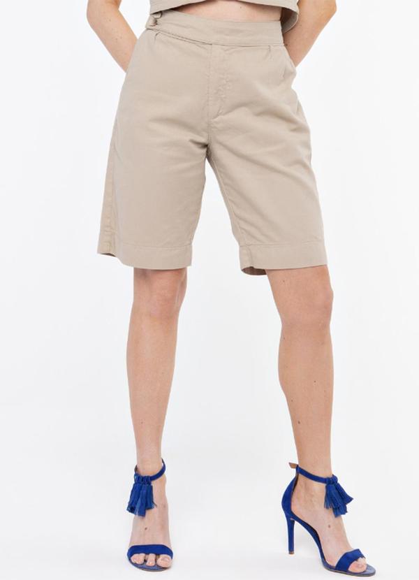 La Tay - Bermuda Reta Sarja Bege 3