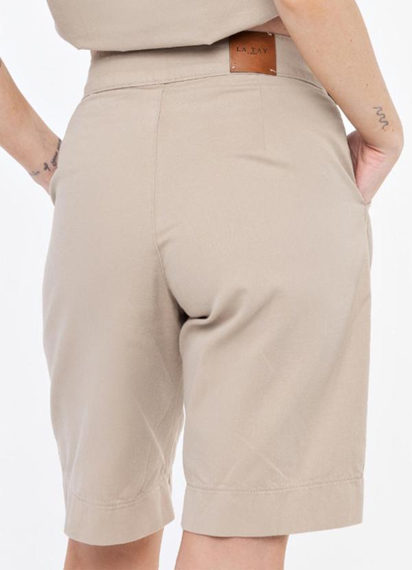 La Tay - Bermuda Reta Sarja Bege 4