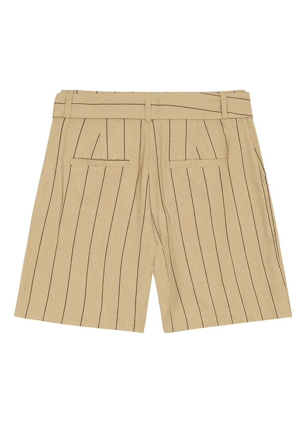 Malwee - Bermuda Risca de Giz Alfaiataria em Viscolinho Ar 4