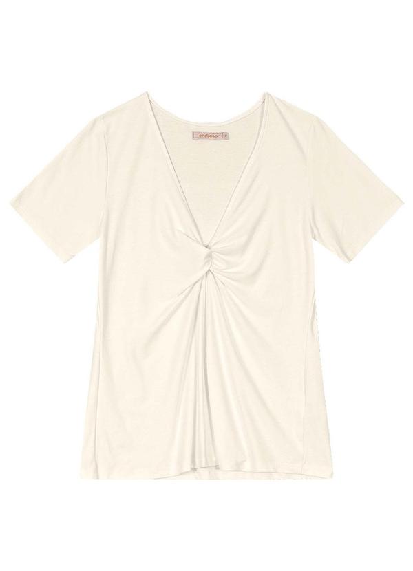 Endless - Blusa Crepe Feminina Bege 3
