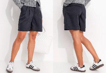 Jorts Azul Marinho em Alfaiataria