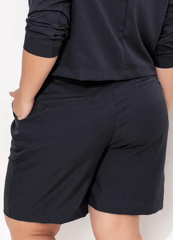 Quintess - Jorts Azul Marinho em Alfaiataria 15