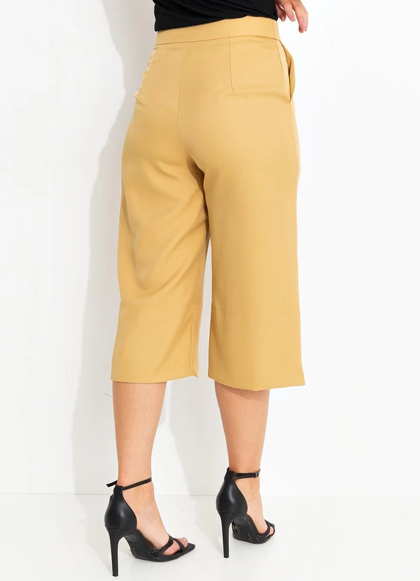 Quintess - Jorts Caramelo em Alfaiataria 6