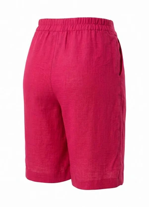 Quintess - Jorts Pink em Crepe Plano - QUINTESS