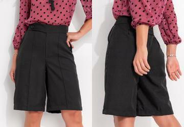 Jorts Preto em Alfaiataria