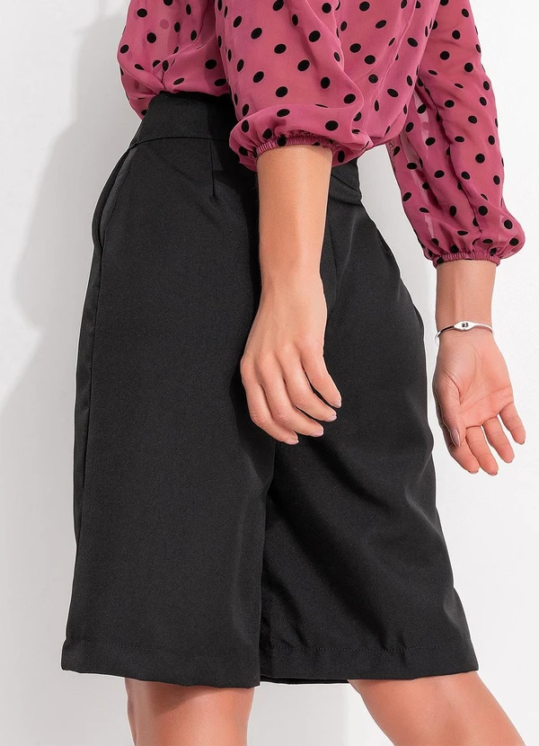 Quintess - Jorts Preto em Alfaiataria 8