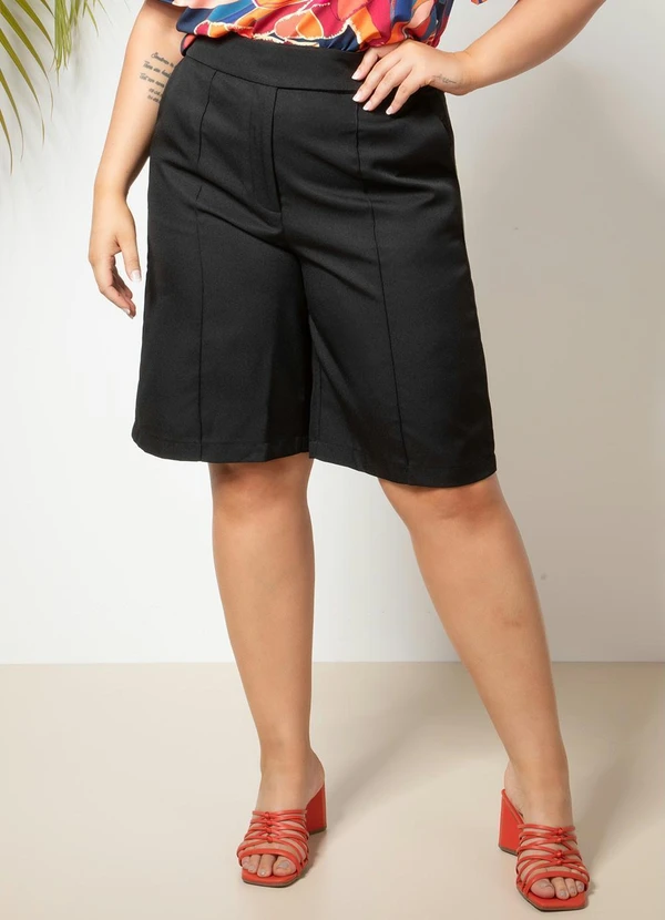 Quintess - Jorts Preto em Alfaiataria 3