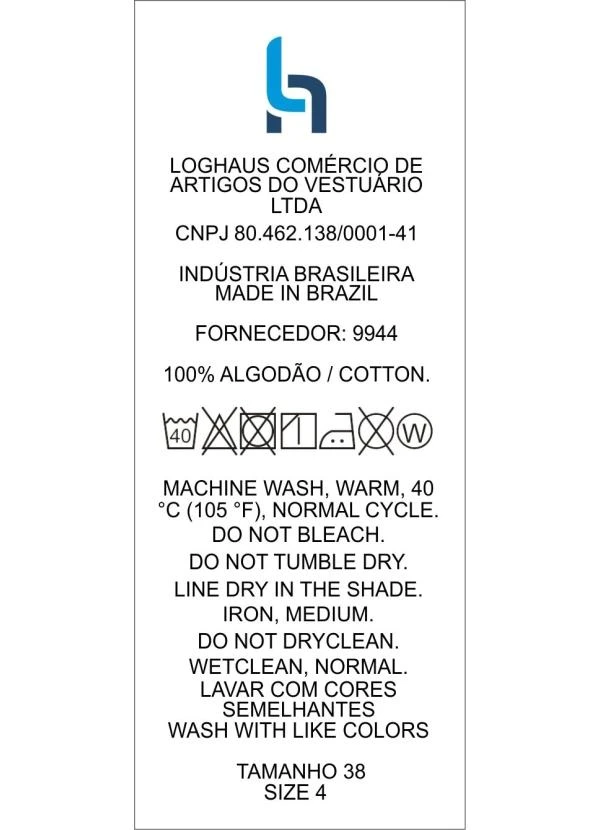 Quintess - Short Branco em Sarja com Bolsos 8