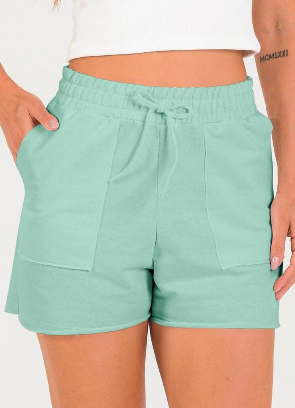 Meu Jeans - Short Moletinho Nick Verde Sea