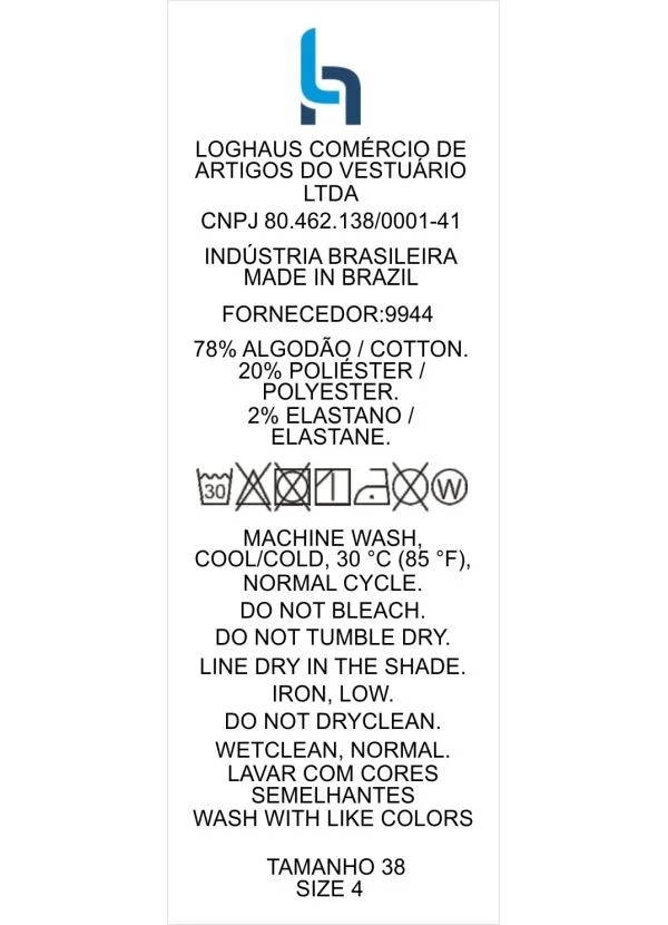 Quintess - Short Preto em Sarja 5