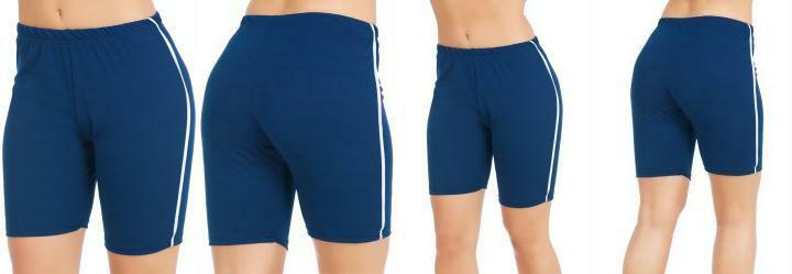 Bermuda em Helanca Azul Marinho