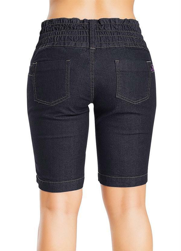 Janine - Bermuda Jeans Feminina Azul 2