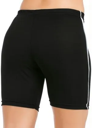 Moda Pop - Bermuda Preta em Helanca - MODA POP