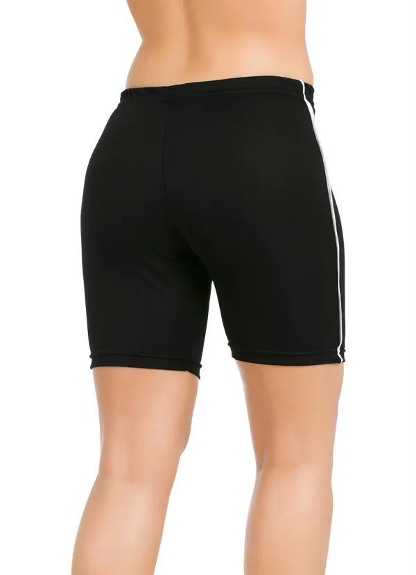 Moda Pop - Bermuda Preta em Helanca 4