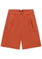 Enfim - Bermuda Preta Alfaiataria em Liocel - variação: Terracota