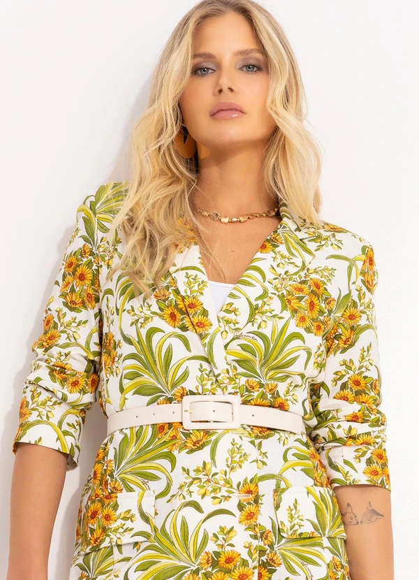 Farm - Blazer Abacaflor Off White 10