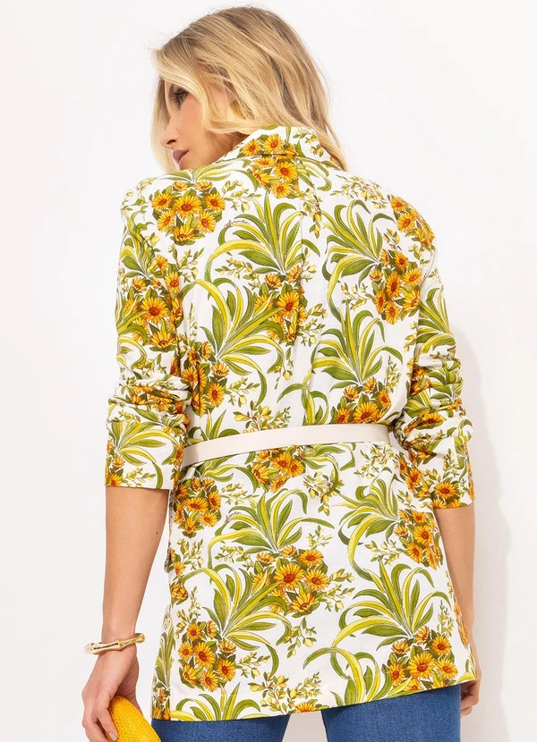 Farm - Blazer Abacaflor Off White 2