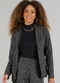 Soft Bonni - Blazer Adulto Feminino Cinza - variação: Cinza