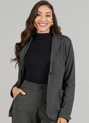 Soft Bonni - Blazer Adulto Feminino Preto - SOFT BONNI