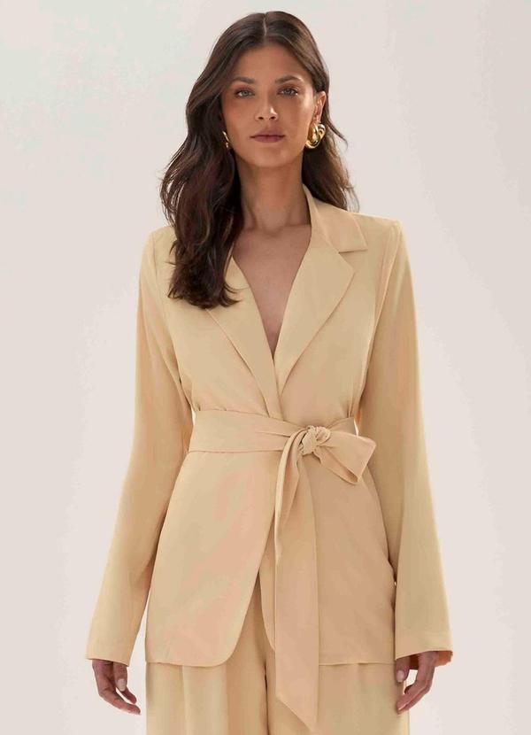 Carlota Costa - Blazer Alfaiataria Amarelo