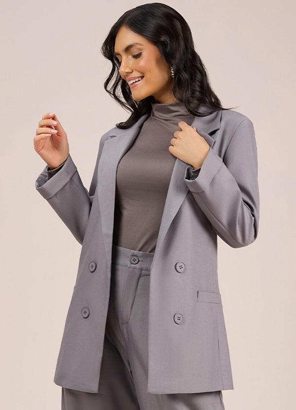 Angel - Blazer Alfaiataria Cinza
