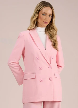 Angel - Blazer Alfaiataria Rosa - ANGEL