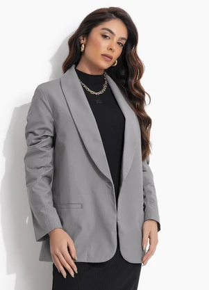 Colcci - Blazer Alfaiataria Cinza - COLCCI