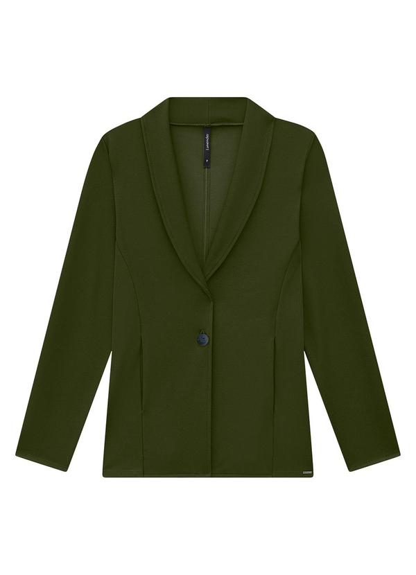 Lunender - Blazer Alfaiataria em Malha com Bolso Verde 5