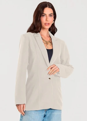 Endless - Blazer Alfaiataria Ferminino Bege - ENDLESS