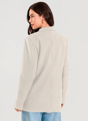 Endless - Blazer Alfaiataria Ferminino Bege - ENDLESS