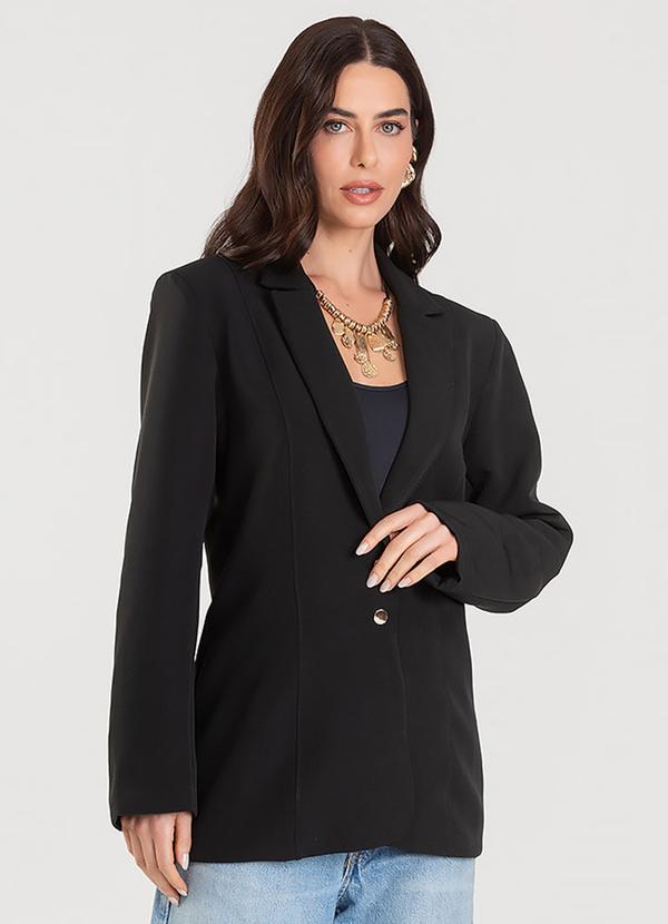 Endless - Blazer Alfaiataria Ferminino Endless Preto