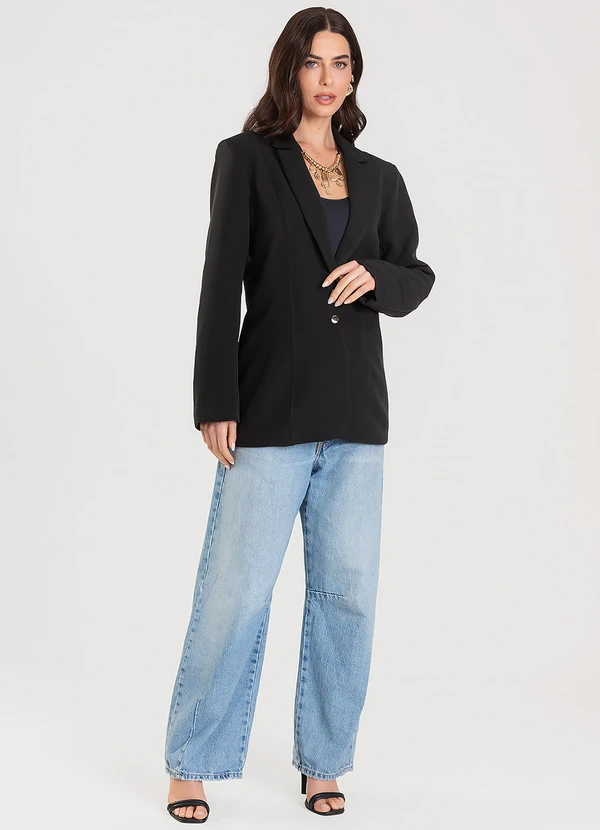 Endless - Blazer Alfaiataria Ferminino Endless Preto 3