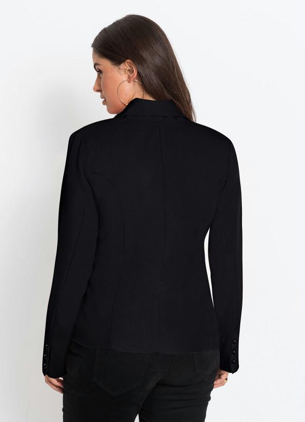 bonprix - Blazer Alfaiataria Preto 6