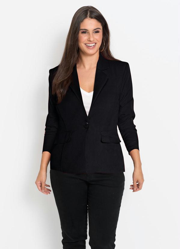 bonprix - Blazer Alfaiataria Preto 2