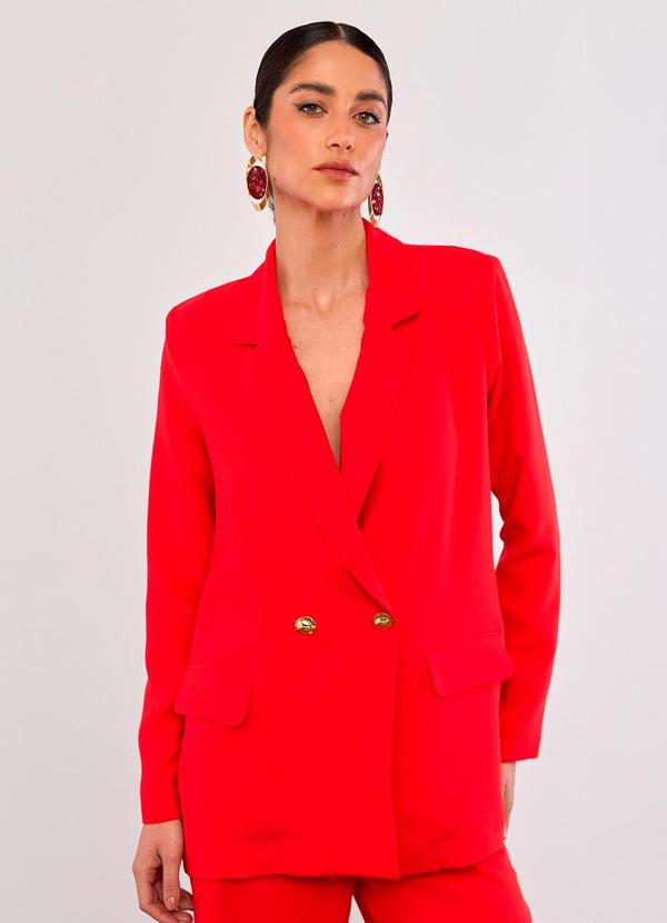 Carlota Costa - Blazer Alfaiataria Vermelho 3