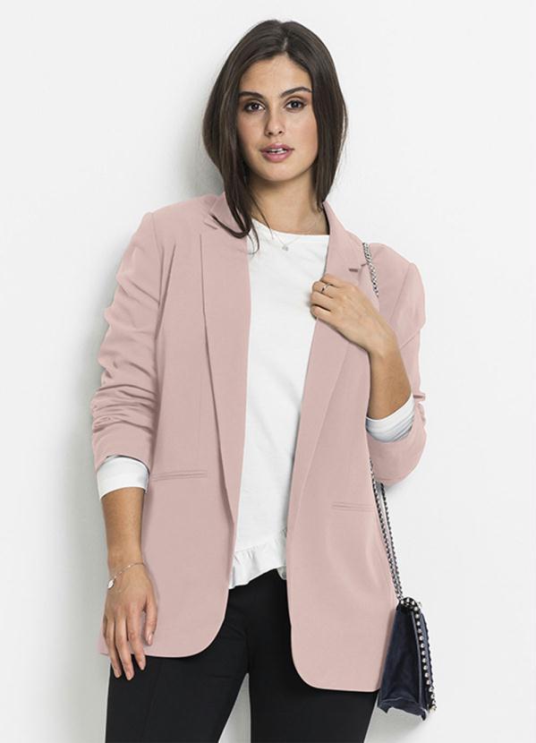 bonprix - Blazer Alfaitaria Alongado Rosê 5