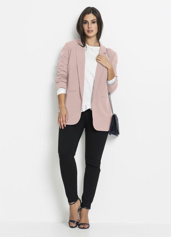 bonprix - Blazer Alfaitaria Alongado Rosê 7