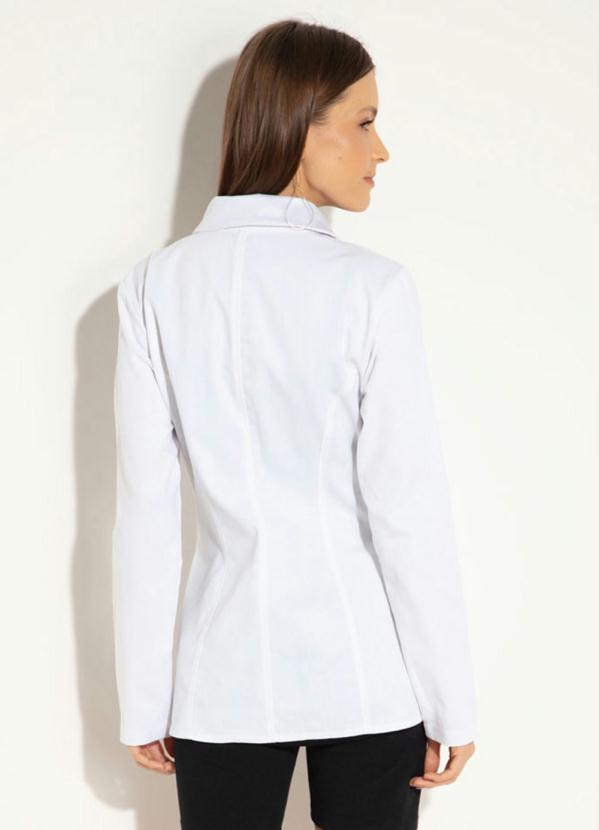 Quintess - Blazer Alongado Branco 4