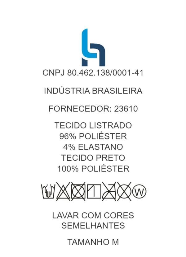 Queima Estoque - Blazer Alongado com Botão Preto/Branco 8