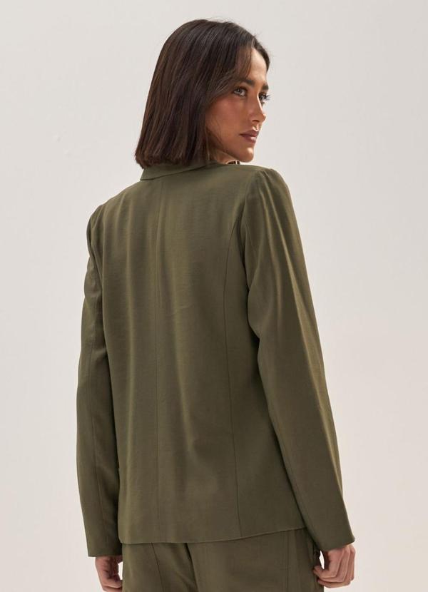 Carlota Costa - Blazer Alongado Transpassado Marrom 2