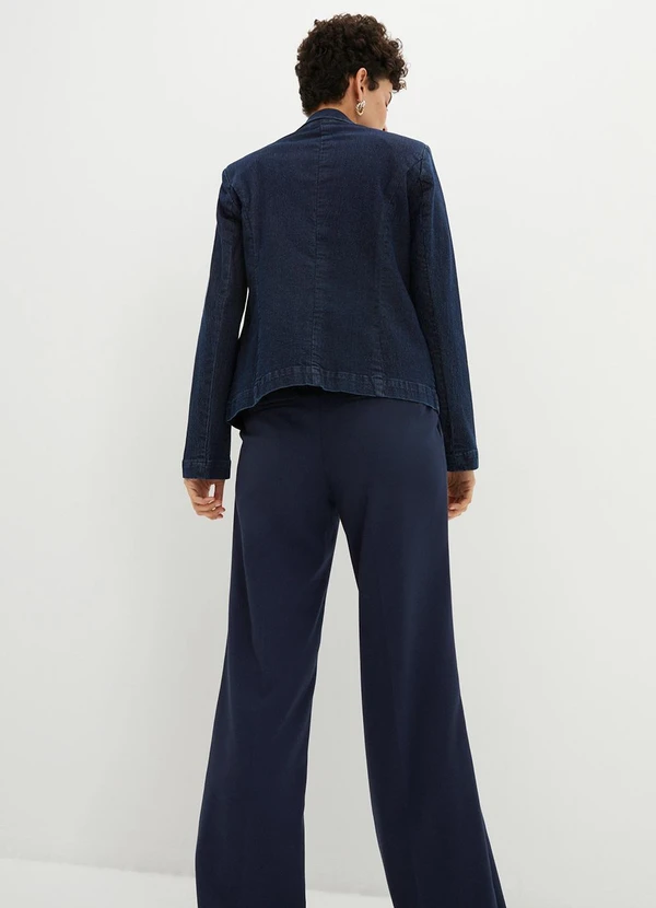 bonprix - Blazer Azul Escuro em Jeans 4