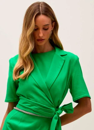 Carlota Costa - Blazer Boxi Verde - CARLOTA COSTA