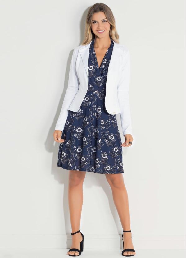 Quintess - Blazer Clássico Branco 2