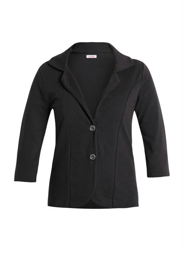 Rosalie - Blazer com Mangas 7/8 Preto 8
