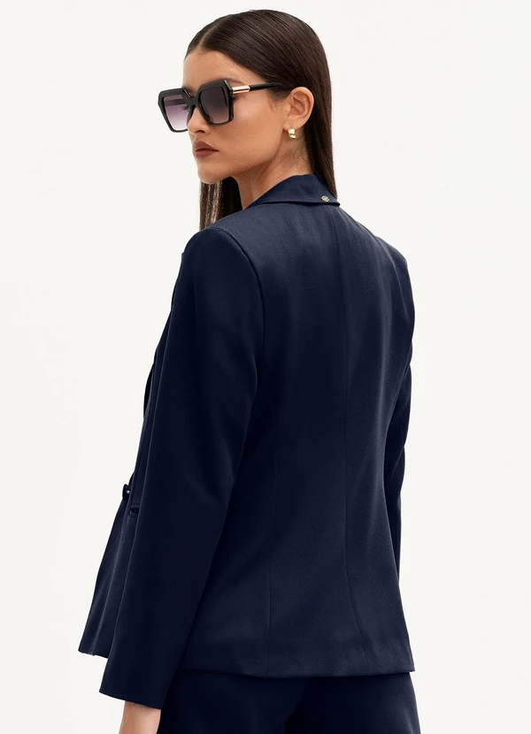 Principessa - Blazer de Alfaiataria Premium Marinho Índigo Verona 2