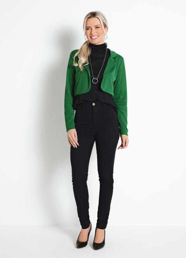 Outlet - Blazer Cropped Verde 3