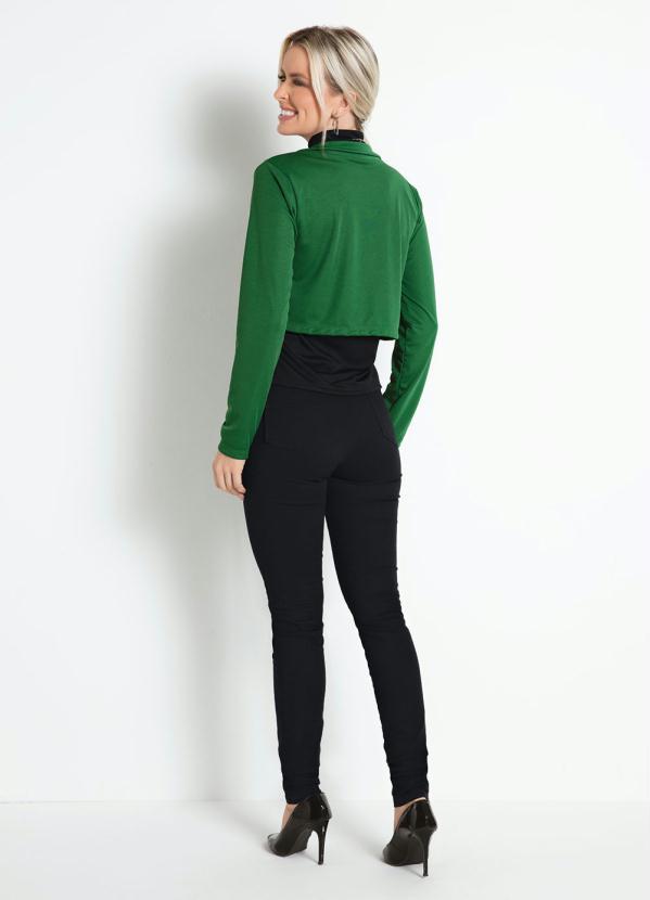 Outlet - Blazer Cropped Verde 4