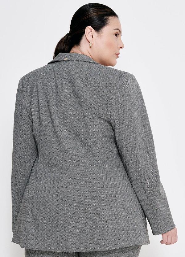 Principessa - Blazer Cruzado Chevron Virginia Preto 2