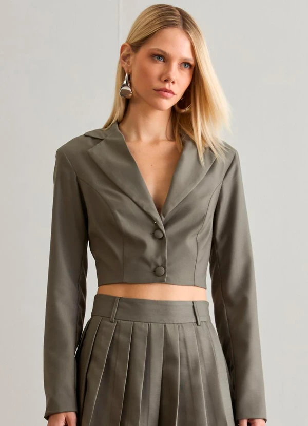 Carlota Costa - Blazer Curto Verde 1
