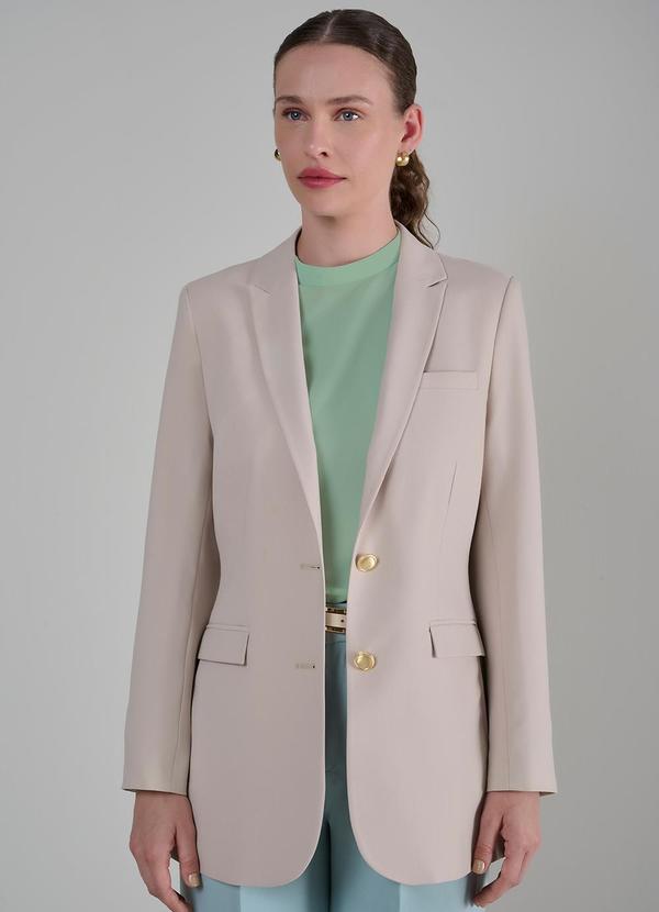 Principessa - Blazer de Alfaiataria Mocha Mousse com 2 Botões Florence 3